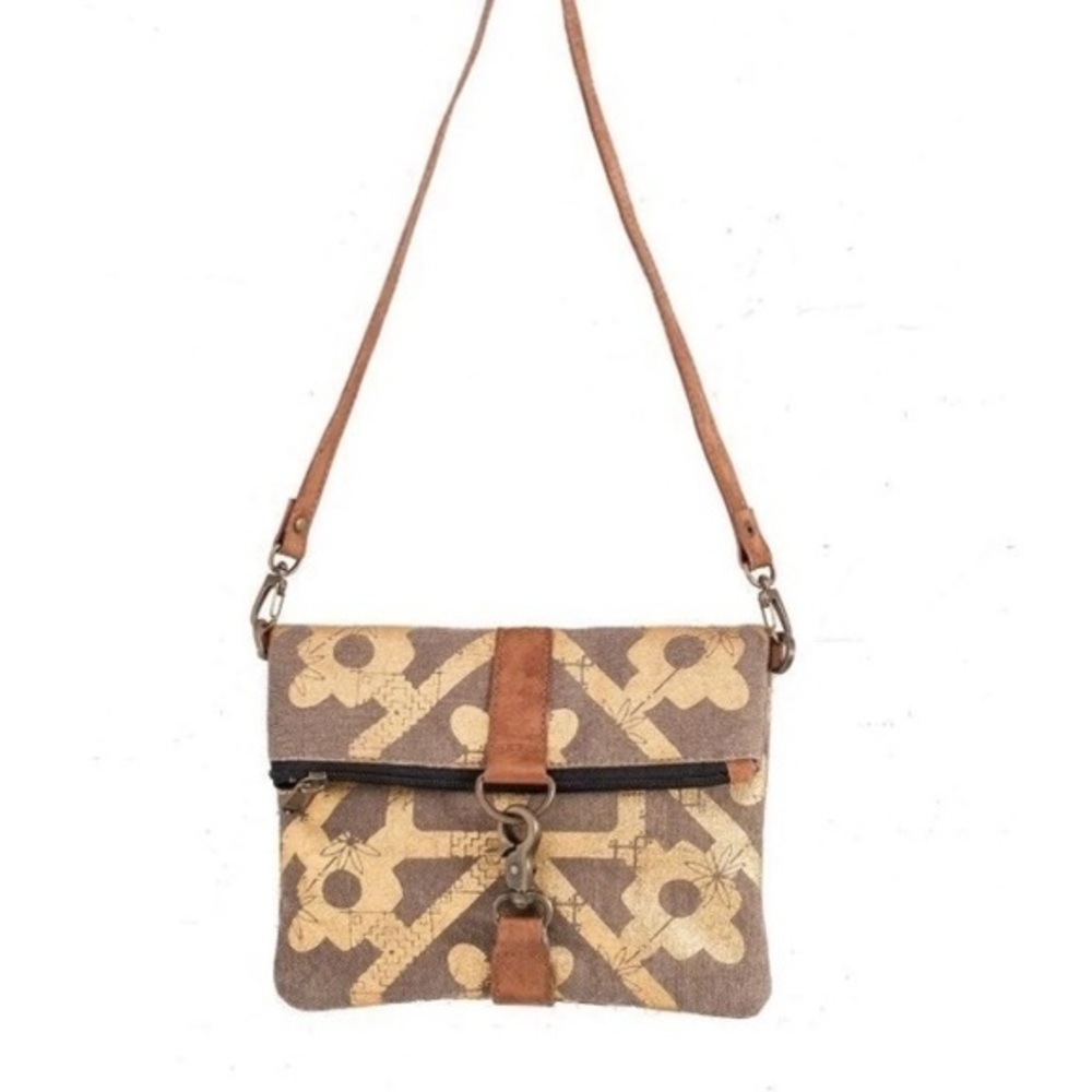 Mona B Mosaic Crossbody  | Foldover Bag